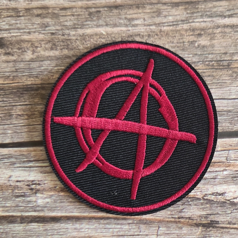 3/13$ Anarchy 90s Punk Rock Vintage Embroidered Iron on Patch